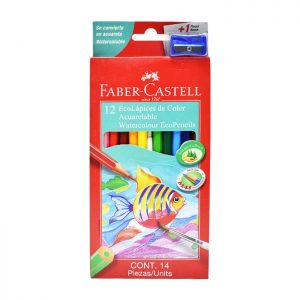 COLOR FABER LARGO X12 ACUARELABLE