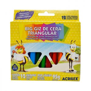CRAYÓN ACRILEX TRIANGULAR JUMBO X12