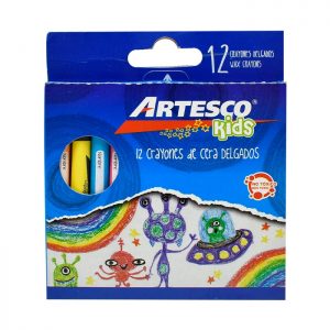 CRAYÓN ARTESCO REDONDO ESCOLAR X12