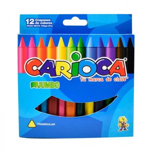 CRAYÓN CARIOCA TRIANGULAR JUMBO X12