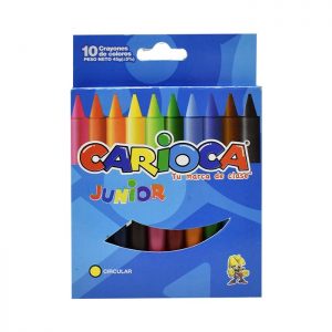 CRAYÓN CARIOCA REDONDO ESCOLAR X10