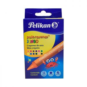 CRAYÓN PELIKAN REDONDO JUMBO X12