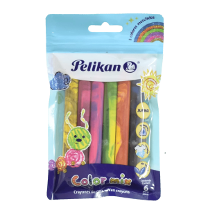 CRAYÓN PELIKAN TRIANGULAR X6 COLORMIX