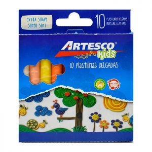 PLASTILINA ARTESCO X10 CORTA