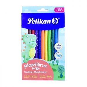 PLASTILINA PELIKAN LARGA X12