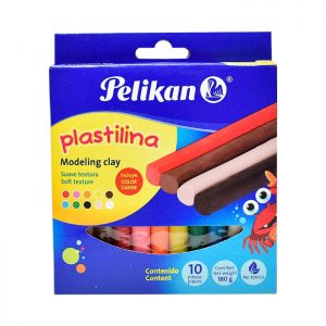 PLASTILINA PELIKAN JUMBO X10