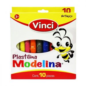 PLASTILINA VINCI MODELINA X10