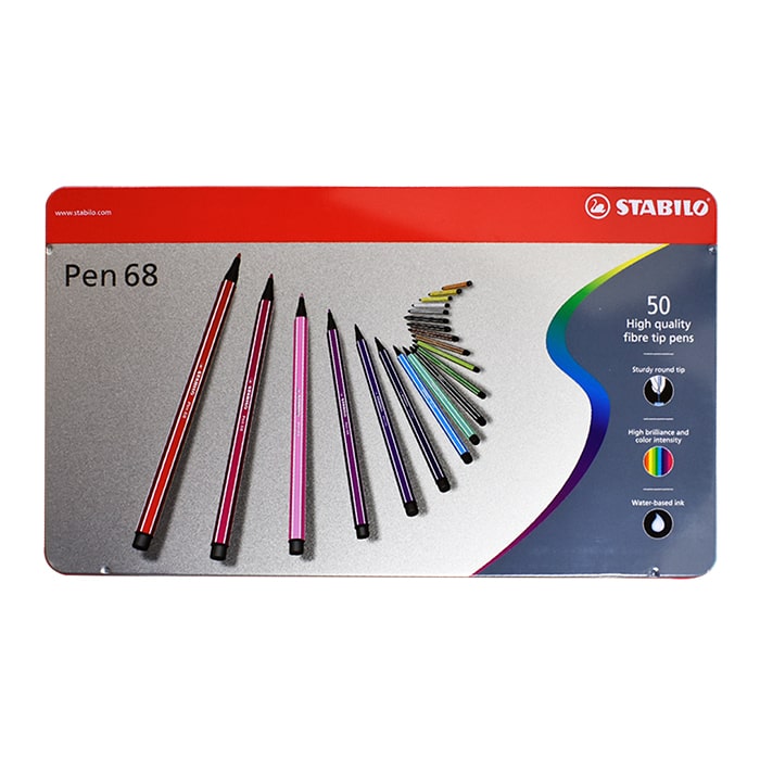 ✓ Lot de 50 feutres Stabilo Pen 68 Arty couleur Surtido en stock -  123CONSOMMABLES