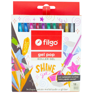 B GEL FILGO POP SHINE X12