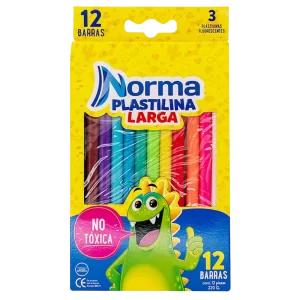PLASTILINA NORMA LARGA X12
