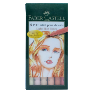 MARC P/PINCEL FABER PITT SET X6 TONOS PIEL