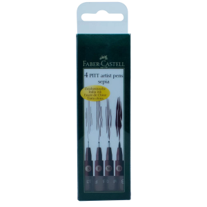 MARC FABER PITT SET X4 SEPIA