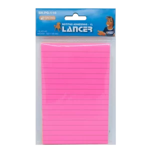 NOTITAS LANCER NEÓN LÍNEAS SH PG110