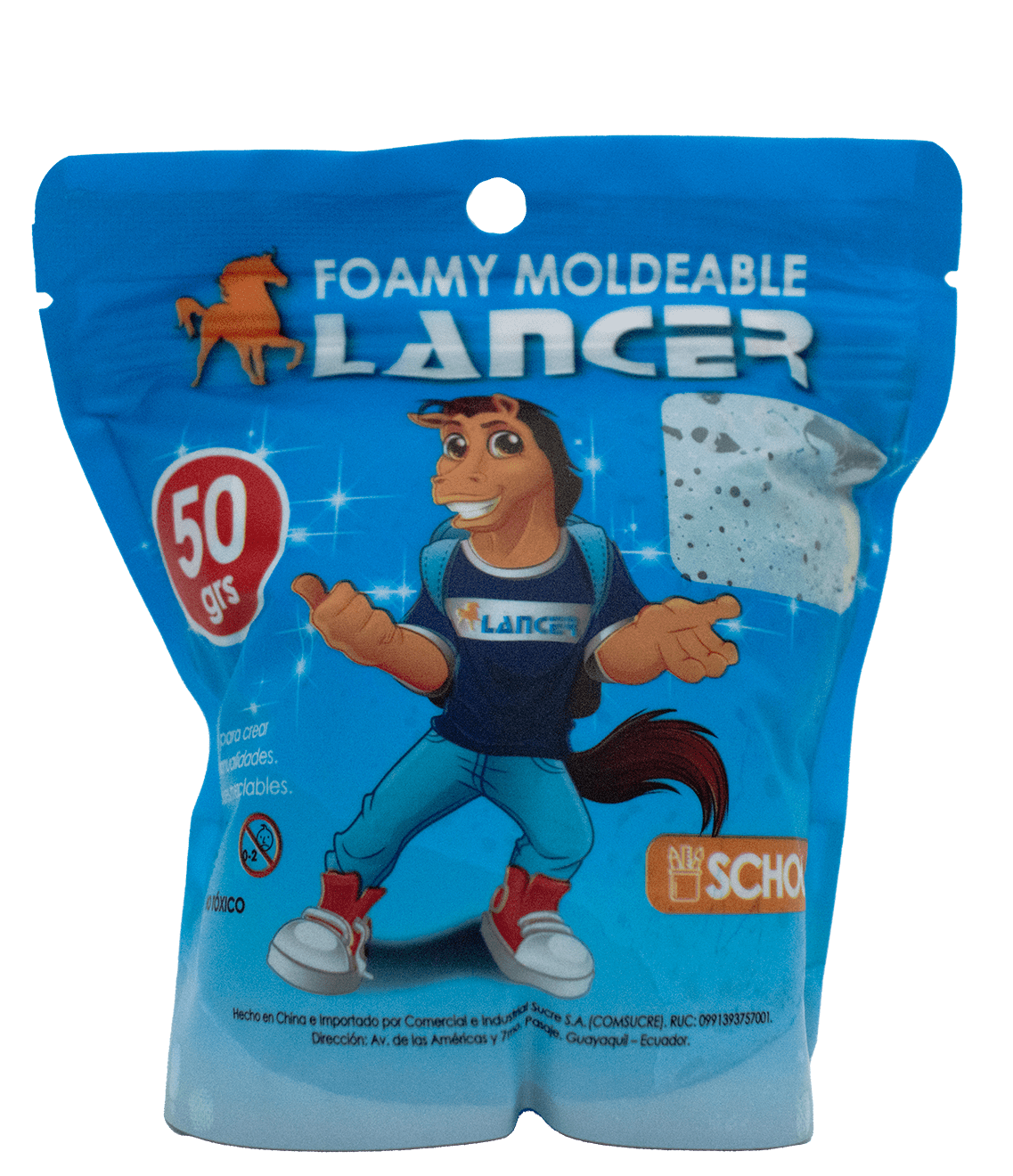 FOAMY MOLDEABLE LANCER VARIOS COLORES 50GR