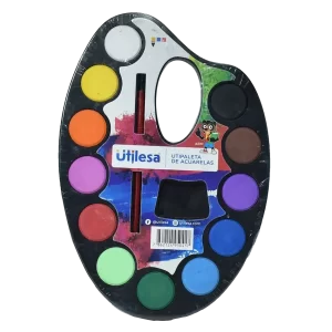 ACUARELA UTILESA TIPO PALETA X12