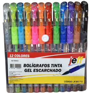 B GEL ESCARCHADO JEFF X12 712