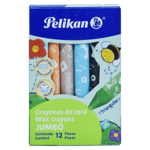CRAYON PELIKAN TRIANGULAR JUMBO X12