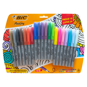 MARC PERM BIC MARKING GRIP X18+2